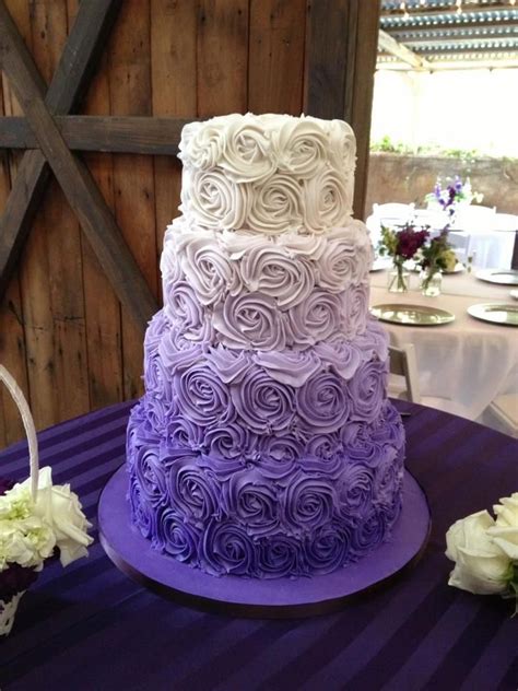 Purple Wedding Cake Wedding Ideas For Brides So Cool Great For Purple