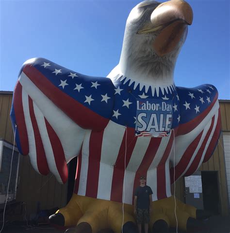 Inflatable American Eagle - Lets Party