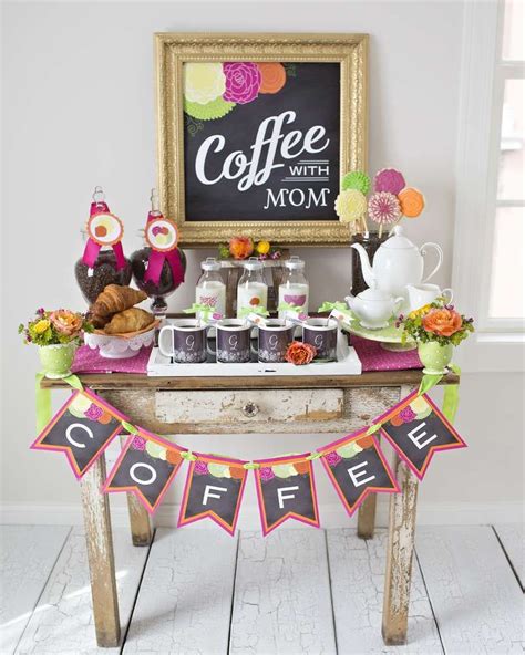 Buy 3 get a $5 target giftcard on skincare essentials. "Coffee With Mom" Mother's Day Party Ideas | Photo 24 of ...