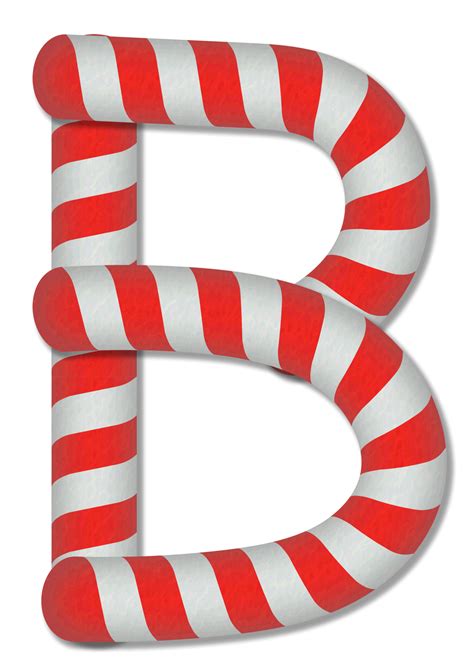 Candy Cane Stripes Christmas Alphabet Lettering Font Diy Projects
