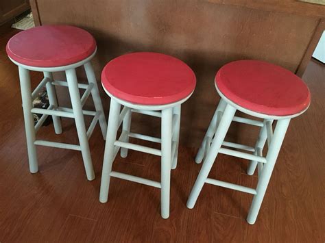 Maybe you would like to learn more about one of these? Chalk painted stools | Painted stools, Stool, Decor