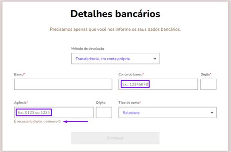 Exemplos dicas e validação de Dados Bancários