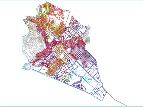 Map Of The District Of Chorrillos Updated 515 Mb Bibliocad