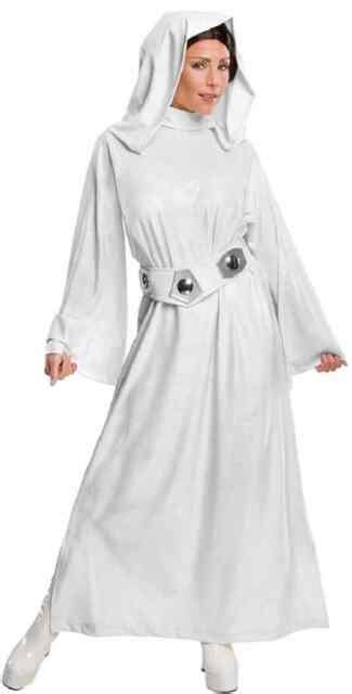 Womens Star Wars Classic Deluxe Princess Leia Costume White Medium For