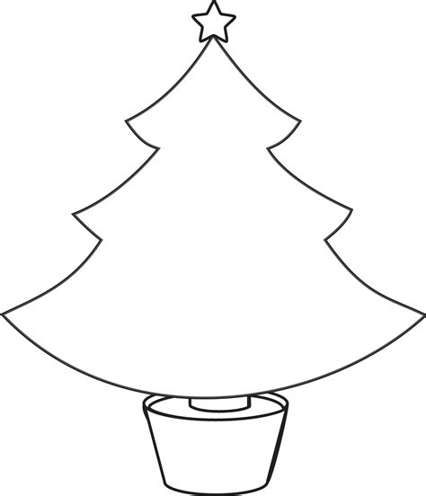 For your older kids or ones that want a challenge, try handing them this. Free Christmas Tree Line Drawing, Download Free Clip Art ...