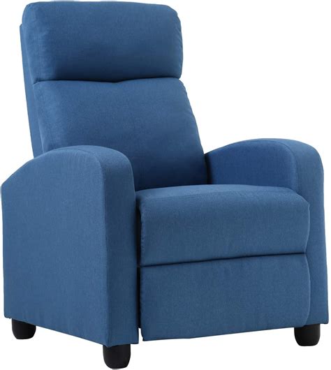 The white sofa is paired up with blue chairs and some wooden furniture that clicks with the wooden floor. Best single sleeper sofa chair - Your House