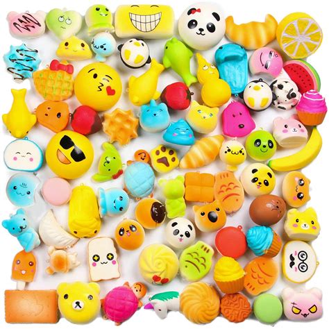 Satkago Mochi Squishys Toys 20 Pcs Mini Mochi Squishies Toys Party