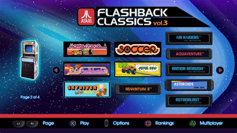 Atari Flashback Classics Vol 3 For Ps4 And Xbox One Complete List Of