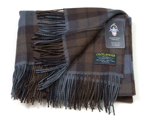 Outlander Premium Lambswool Wool Tartan Wrap Shawl Serape Tartan
