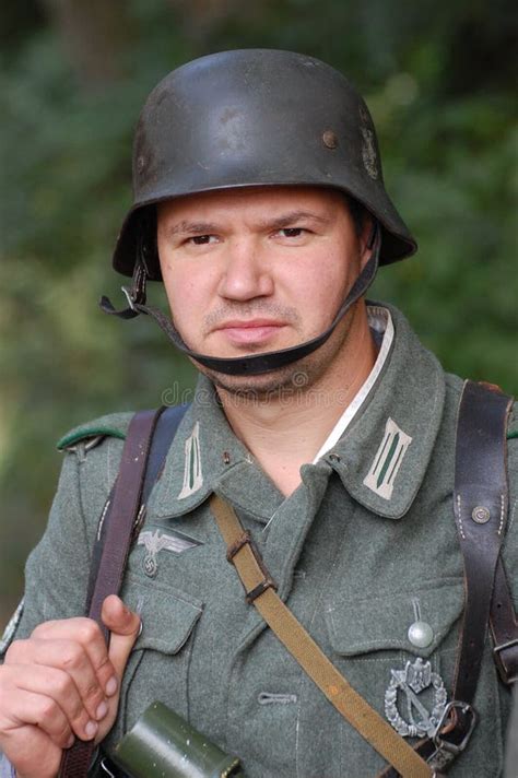German Officer Of Ww2 Stock Photo Image Of Outdoor Hobby 8256722