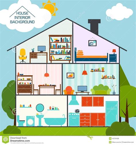 Maybe you would like to learn more about one of these? Image result for inside apartment clipart | House interior ...