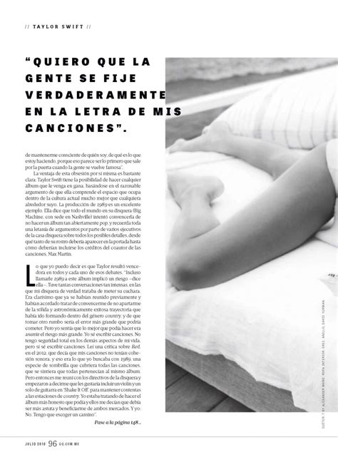 Taylor Swift Gq Magazine Mexico July 2016 Issue Celebmafia