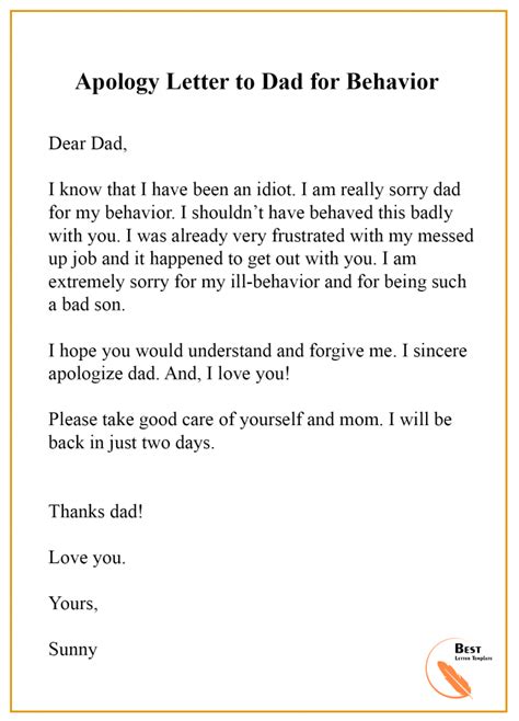 Apology Letter For Mistake To Boyfriend Application Letters Samples
