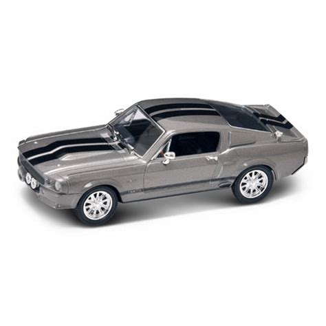 1967 Shelby Gt500 Gray W Black Stripes Yatming 43202 143 Scale