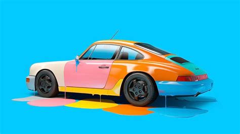 Surreal Porsche 911 Art Immortalizes The Iconic Car As A Flamingo