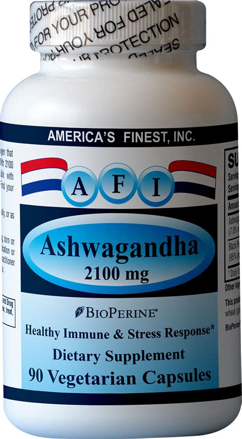 Ashwagandha 2100 Mg Afi Supplements