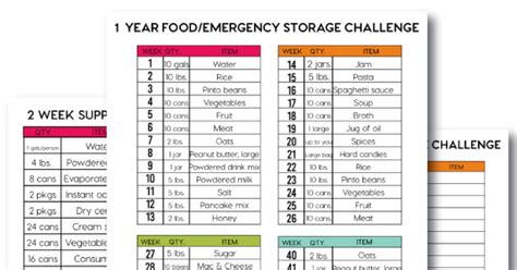 One year food supply one year of food for a family of four or five. 1 Year Food Storage Challenge - Thirty Handmade Days