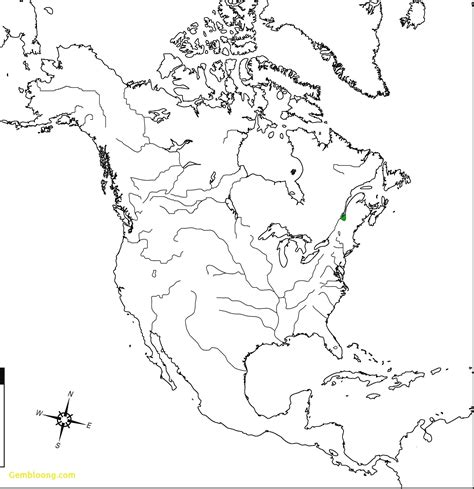 North America Political Map Blank Kaleb Watson