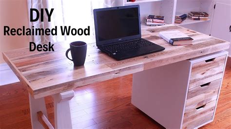 Writing desks, with drawers for minimal storage, are easy to place anywhere and are perfect for your laptop. DIY Desk with hidden laptop storage using reclaimed pallet ...