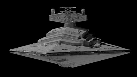 3d Model Star Destroyer Cgtrader