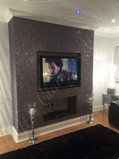 Gunmetal Glamour Range Glitter Wallcovering Living Room Colors Home