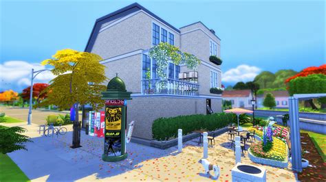 Sim House Design Workshop Sims 4 Convenience Store 7 Eleven 模拟便利店