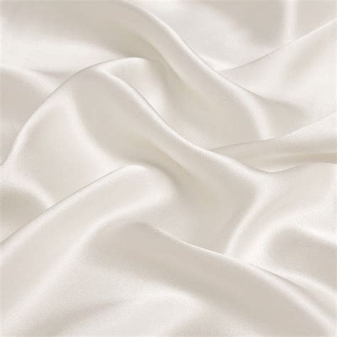 100 Silk Ivory White Silk 40mm Silk Satin Fabric Silk Etsy Canada