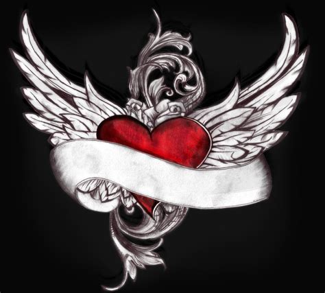 Winged Heart Tattoo Tattoo Ideas And Designs Tattoosai