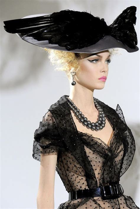 Christian Dior Womens Hat Fashion Detail Couture Fashion Fashion