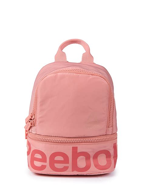 Reebok Womens Cottie Mini Backpack Nylon Canyon Coral