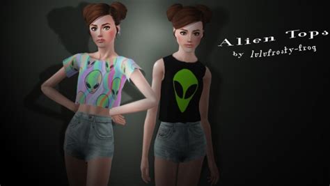 Welcome Alien Tops Sims 4 Downloads