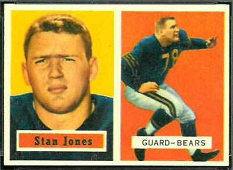 Topps Football Card Stan Jones