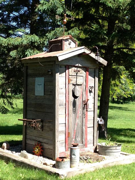Outhouse I Would Make This Into A Garden Tool Shed Garden Tool