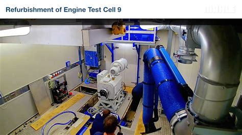 Engine Test Cell Installation Mahle Powertrain Timelapse Youtube