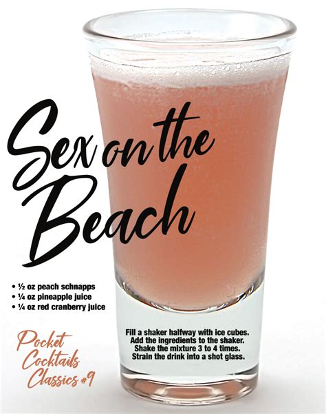 sex on the beach pocket cocktails