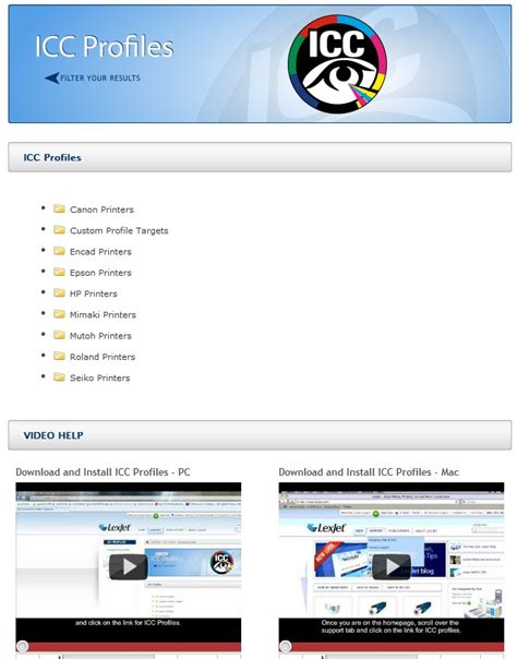 Single, or multiple profiles can be applied across a system and its devices to produce consistent and repeatable results for graphic and. Download Free ICC Profiles and Learn How to Use Them ...