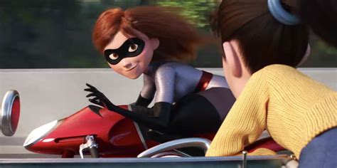 First Look At Incredibles 2 Elastigirl And Her Stretching And Speeding Elasticycle Toy