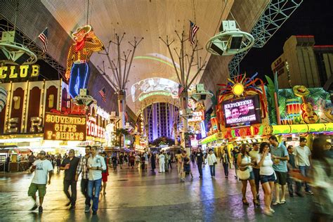 Downtown Las Vegas Das Business Viertel Des Spielerparadieses