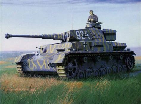 Beautiful Painting Of A German Mk Iv Tanks Military War Tank Wwii