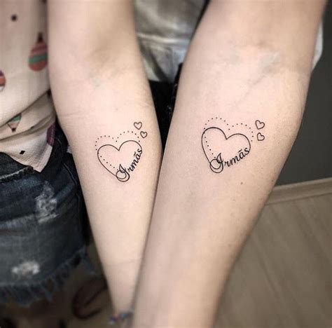 Irmãs ♥️ Linhas Finas Feita Pelo Tatuado Tatuagem Tatuagem De
