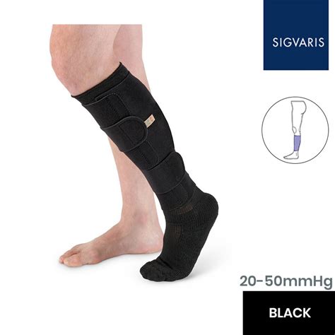 Sigvaris Black Calf Compression Sleeve Health And Care