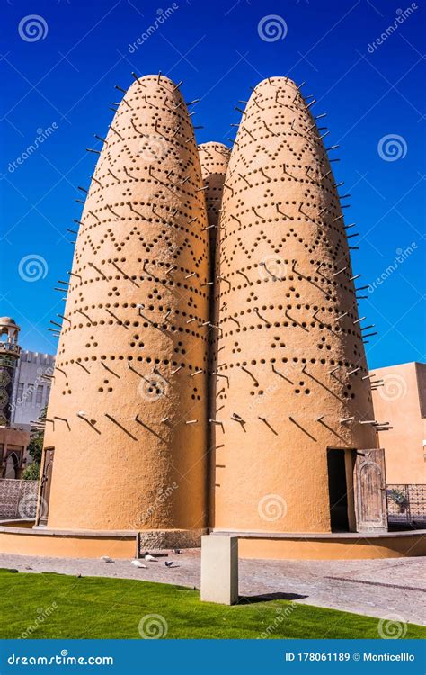 Pigeon Towers In Katara Cultural Village In Doha Qatar Editorial Stock