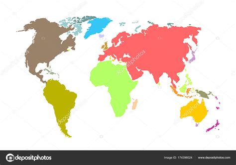 Mapa Politico Del Vector Del Mundo Ilustracion Del Vector Imagen Images