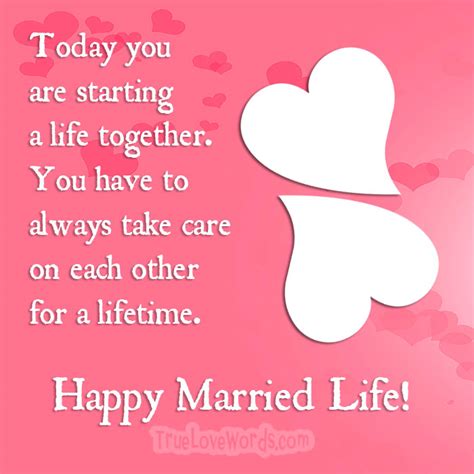 Wedding Wishes And Happy Married Life Messages True Love Words