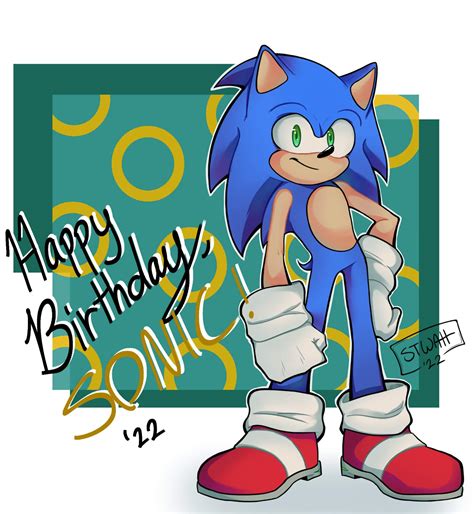 Happy Birthday Sonic Sonic The Hedgehog Amino
