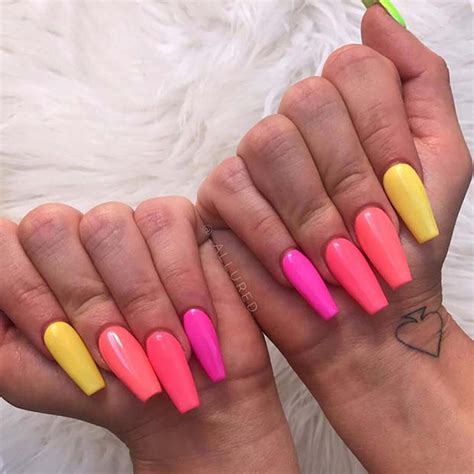 43 Neon Nail Designs That Are Perfect For Summer Page 2 Of 4 Stayglam