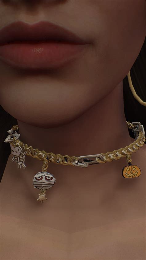 Halloween chain necklace for MP Female 1 - GTA5mod.net
