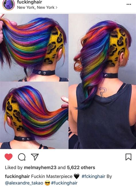 Tresch also suggests using a gloss. Beautiful hair | Girl hair colors, Creative hair color ...