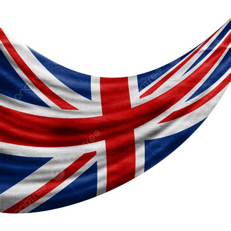 United Kingdom Flag Waving With Texture Uk United Kingdom Flag Png