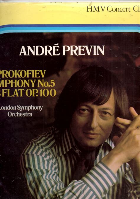 Prokofiev The London Symphony Orchestra André Previn Symphony No 5 In B Flat Major Op